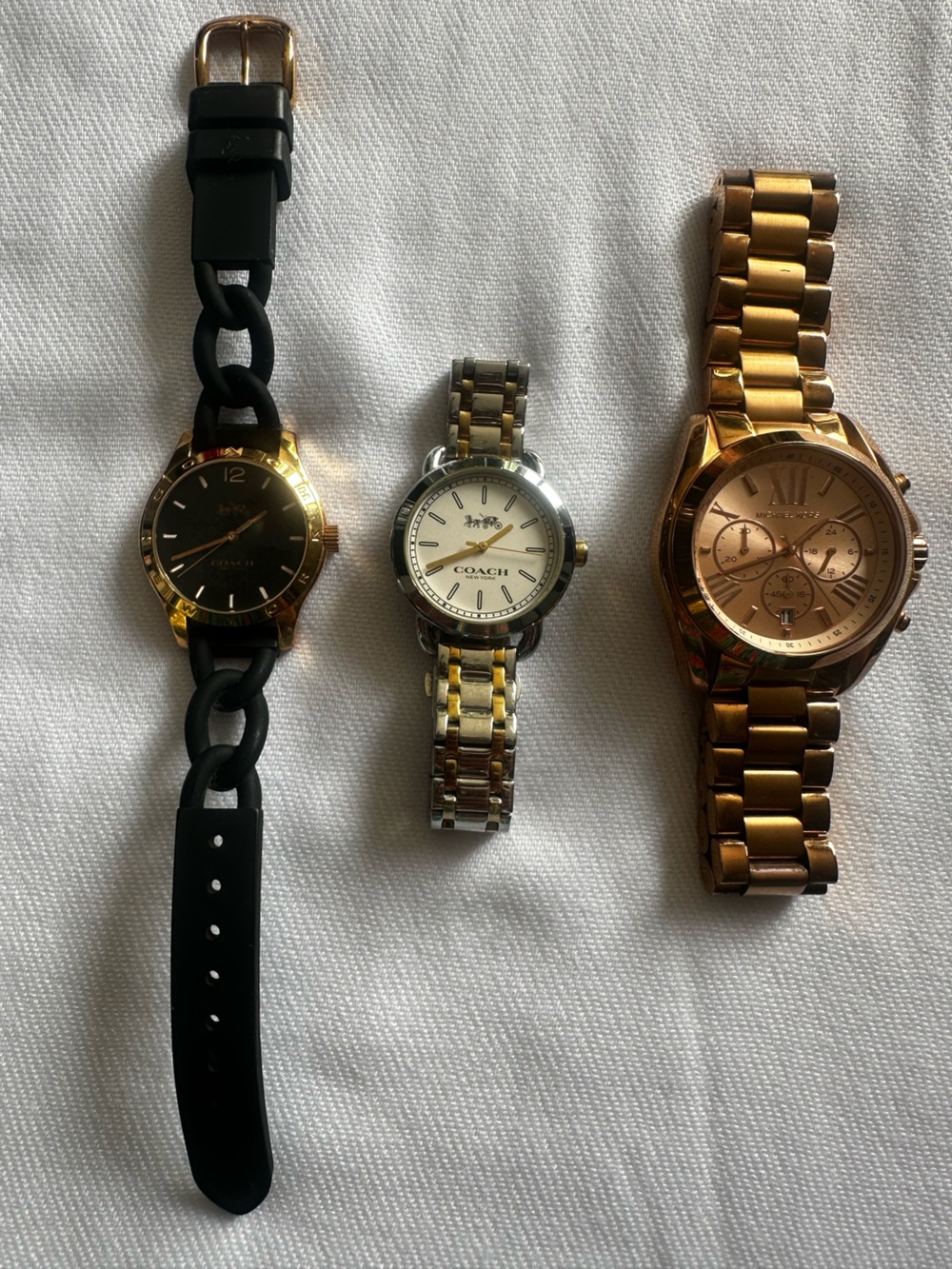 BUNDLE of 3 Women’s Watches Coach and Michael Kors ORIGINAL